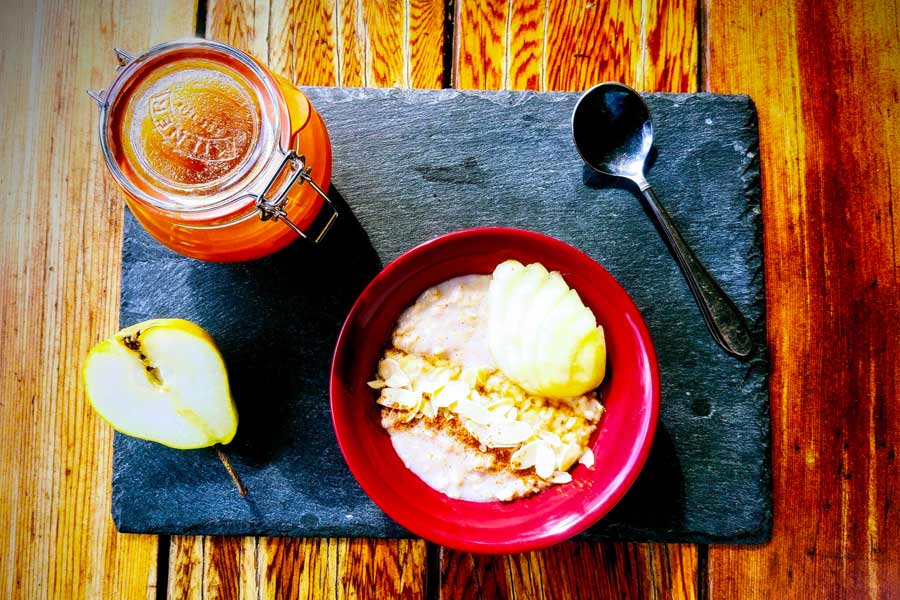 Spiced Pear Porridge Recipe